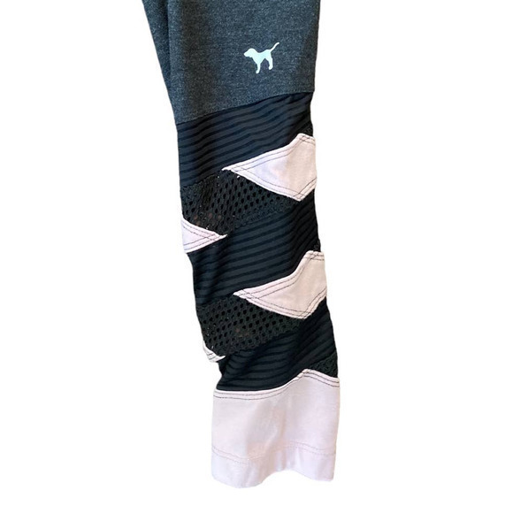 Pink VS Victoria Secret Yoga Legging Pants Jogger Grey Pink Wrap Ankle XS/S - Picture 3 of 5